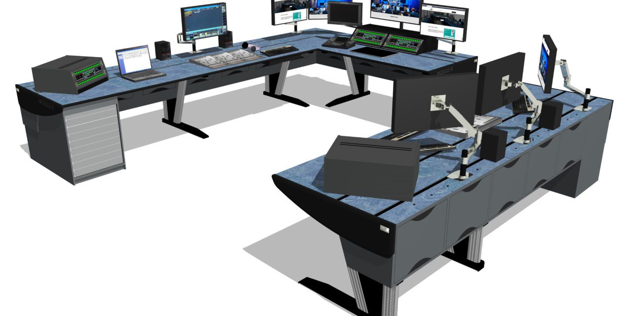 Custom Consoles Module-R Lite Control Desks Go On Air in Geneva
