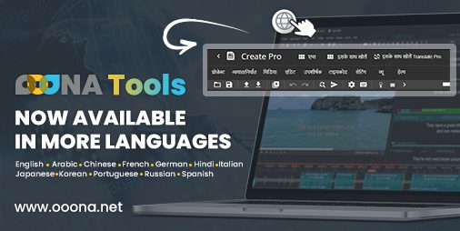 OOONA Tools Now Speak More Languages