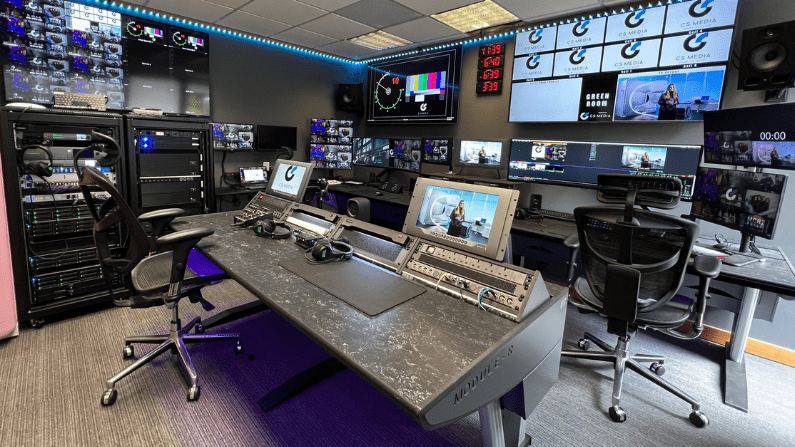 CS Media selects Custom Consoles Module-R desks for Studio MCR