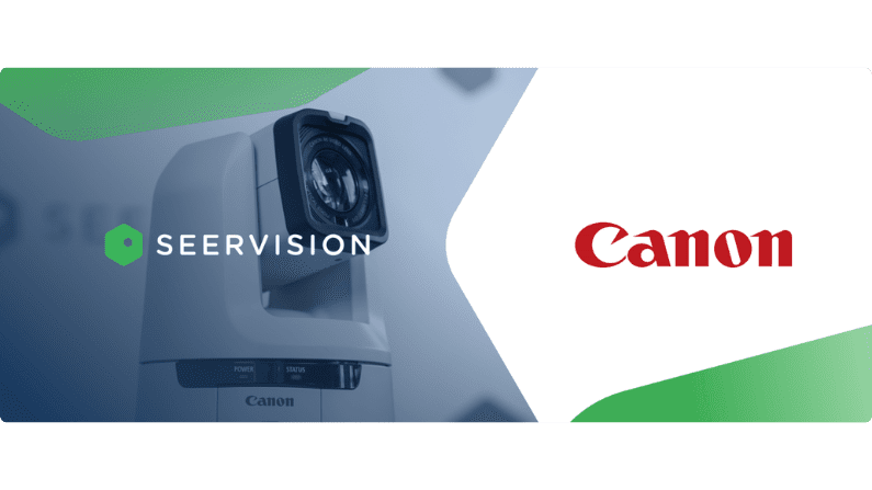 Seervision partners with Canon to offer automated control of its PTZ line-up