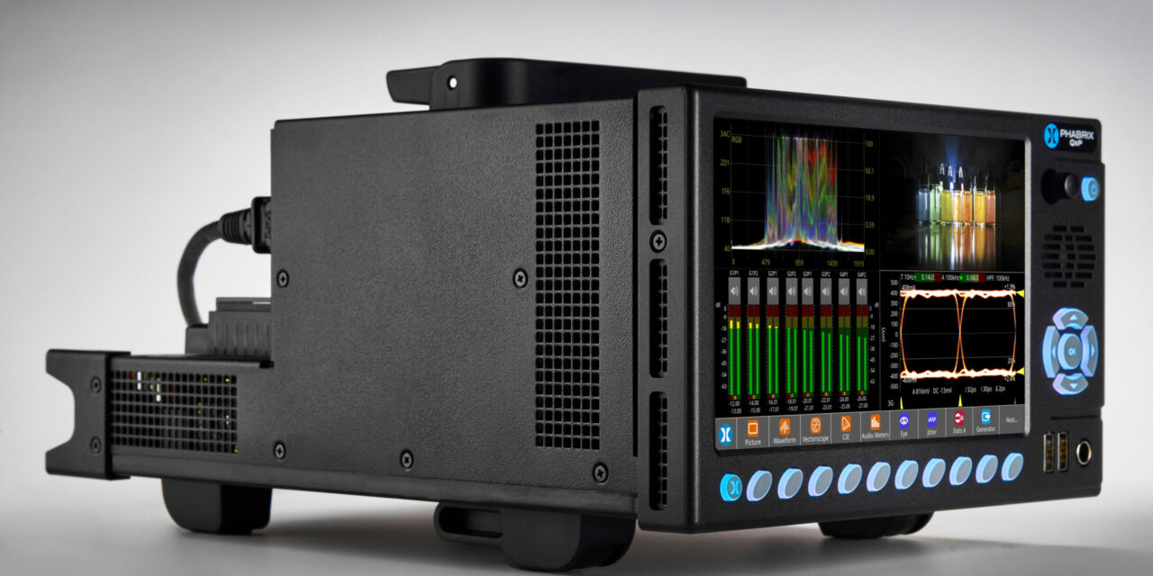 PHABRIX to demonstrate new QxP portable waveform monitor at the Media Production & Technology Show 2023