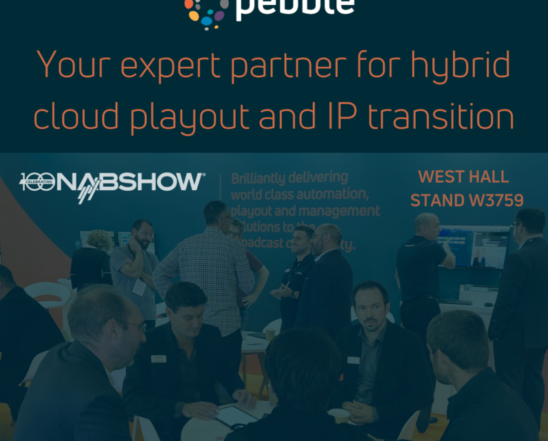 Pebble to showcase its market-leading integrated solutions and next generation functionality of Pebble Control at NAB 2023