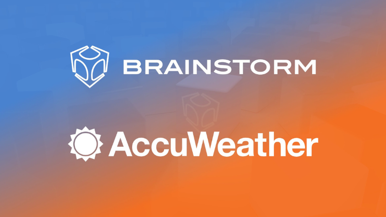 Brainstorm and AccuWeather® Team Up On Joint Development of New Generation of 3D Applications For TV Weather Presentations